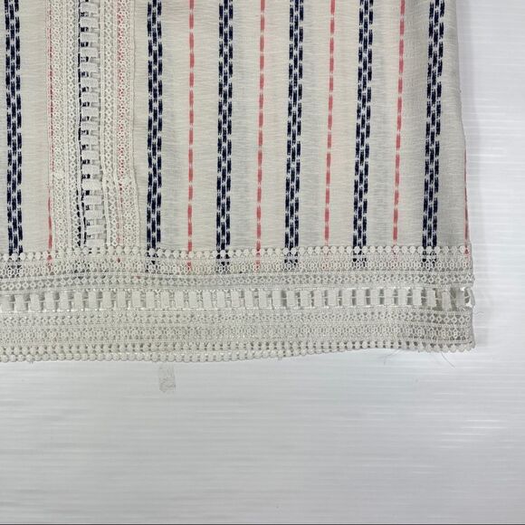 Xhilaration Crochet Striped Shift Dress Sleeveless Women's Size Large - Picture 5 of 8